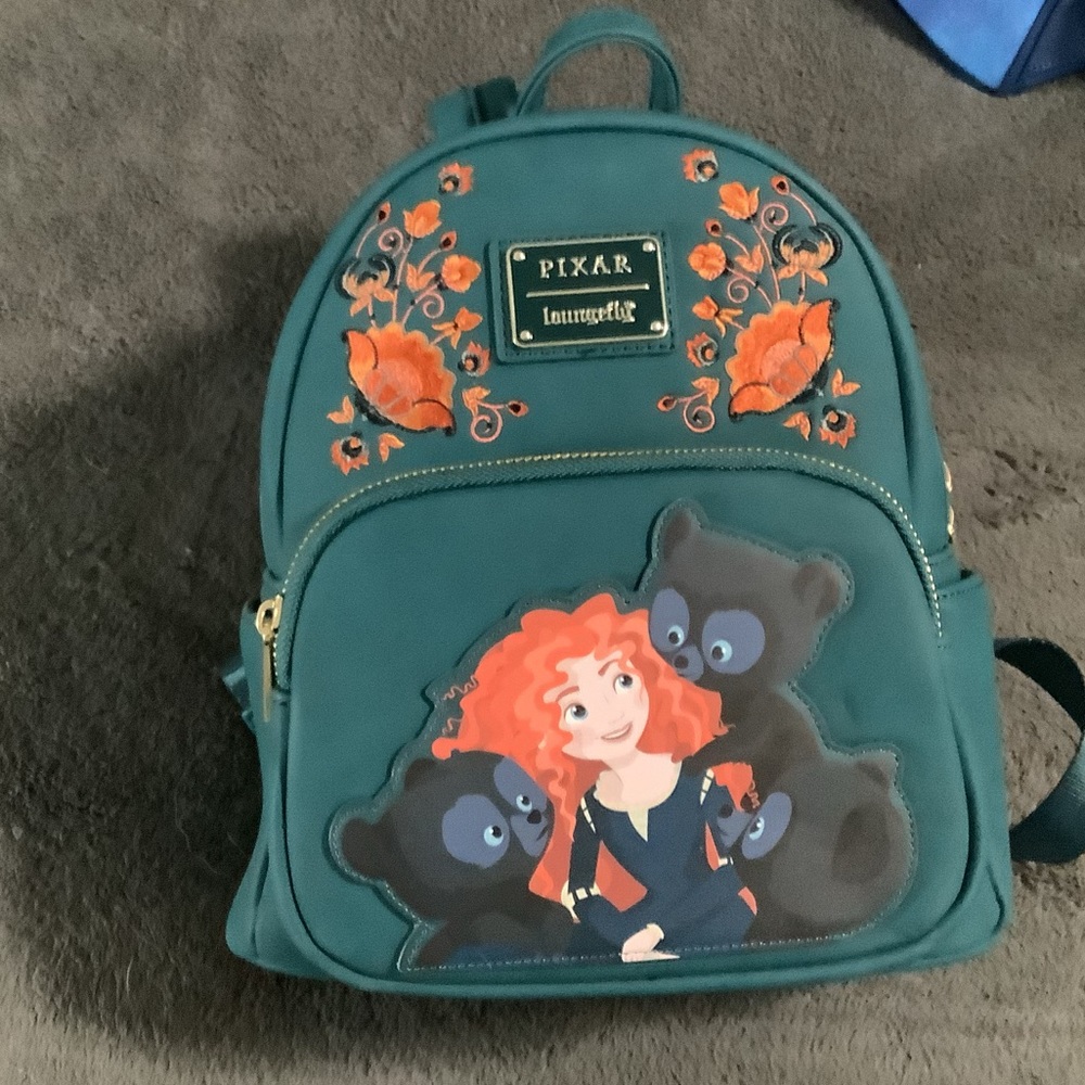 LoungeFly Brave Triplets mini backpack